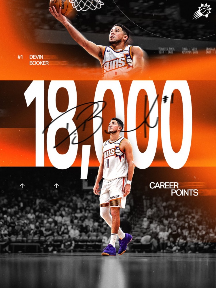 开云官方入口-里程悲！布克本场砍下生涯第18000分 太阳惜败于魔术